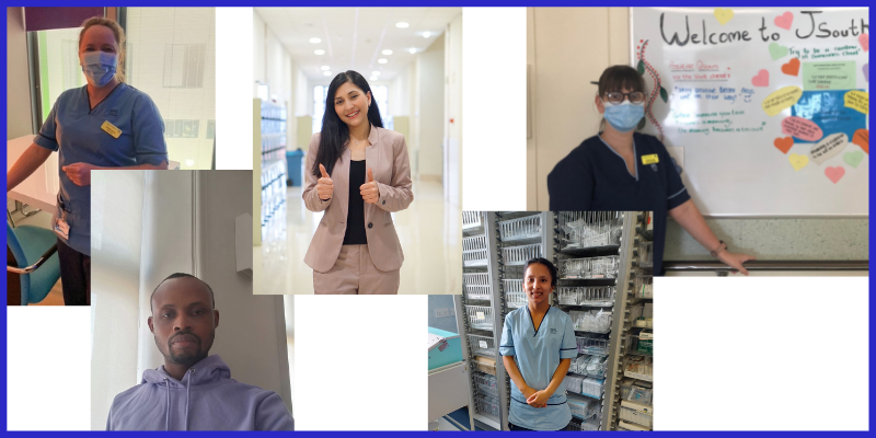 Photos of Nurses in NHSGGC for Nurses Day 2022