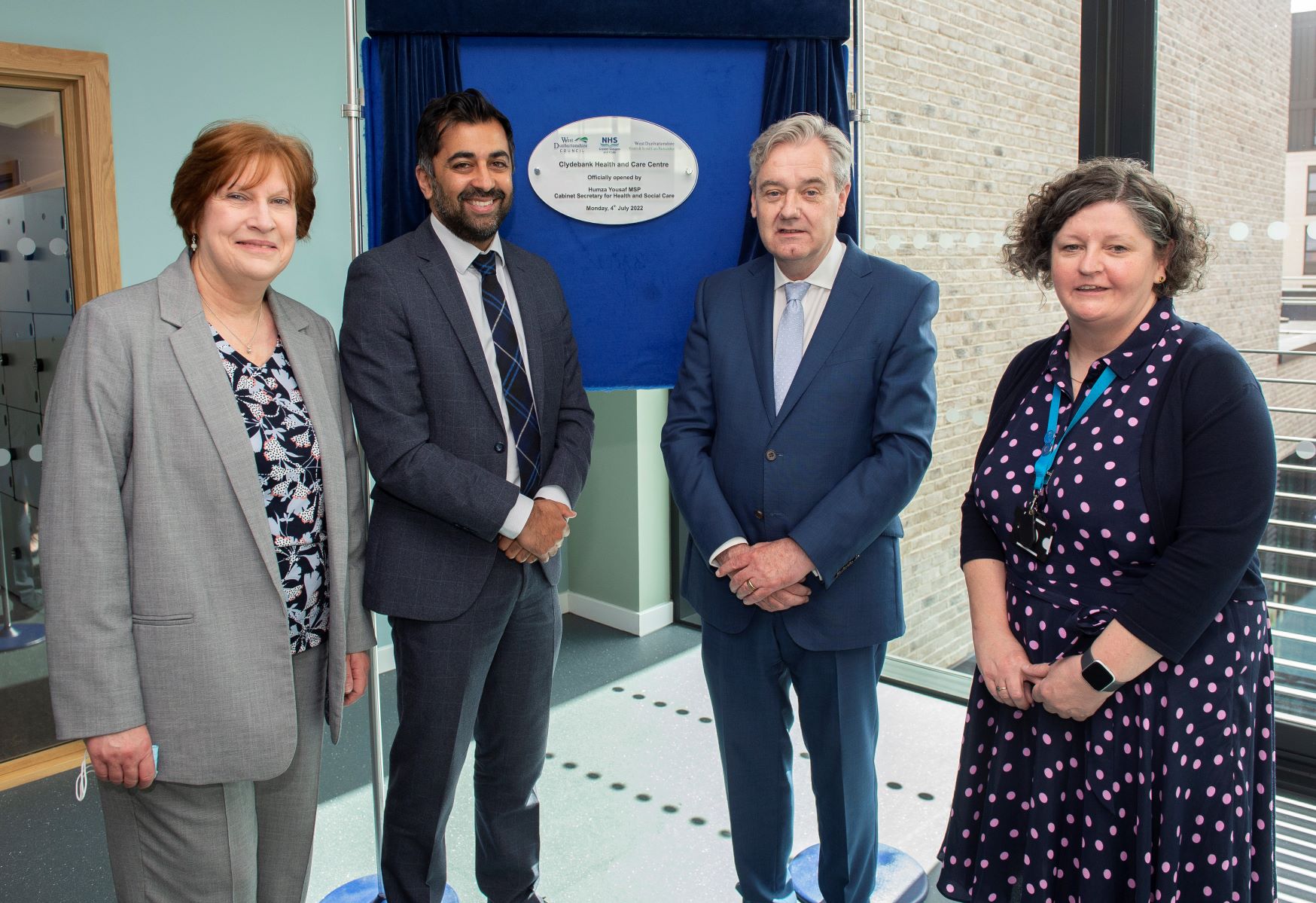 Clydebank Health and Care Centre officially opened by Cabinet Secretary for Health and Social Care￼