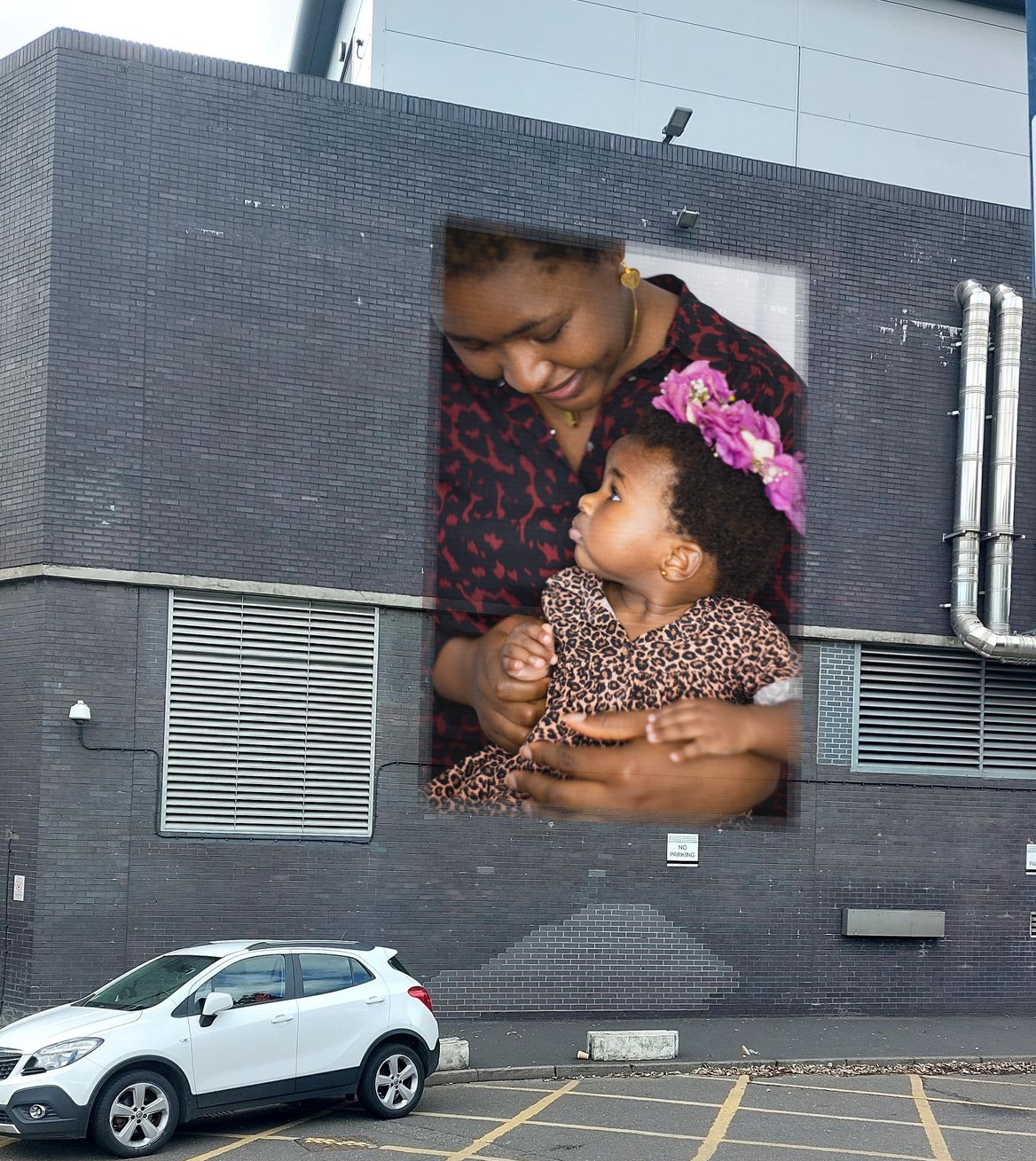 Black History Month: Black Mother and Baby Mural work begins at Glasgow Royal Infirmary