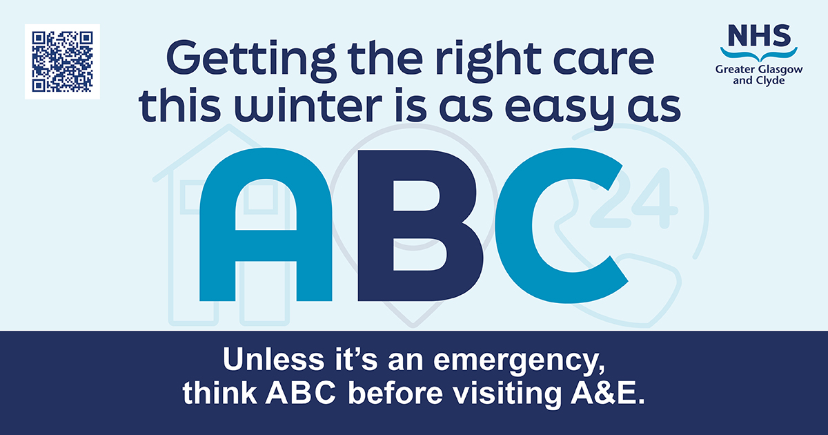 NHSGGC launches winter campaign … and it’s as easy as ABC 