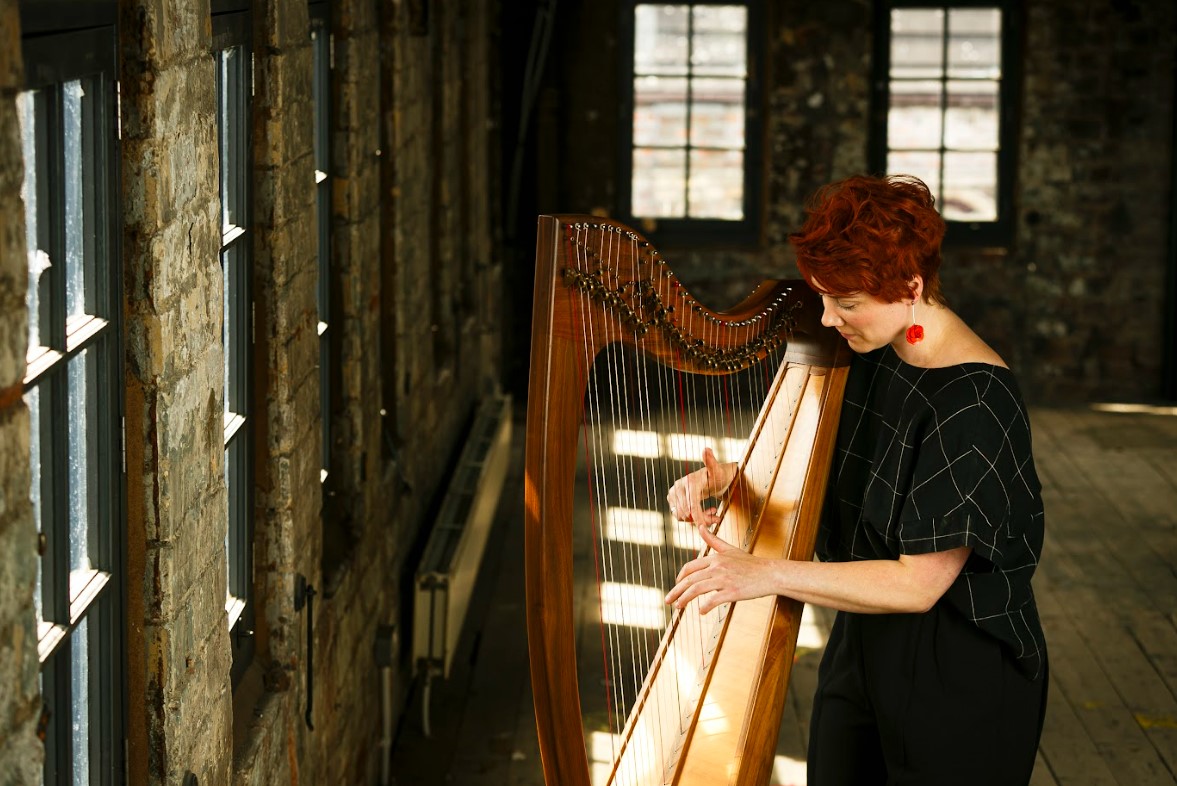 Harpist dedicates album to NHSGGC surgeon who saved her music career