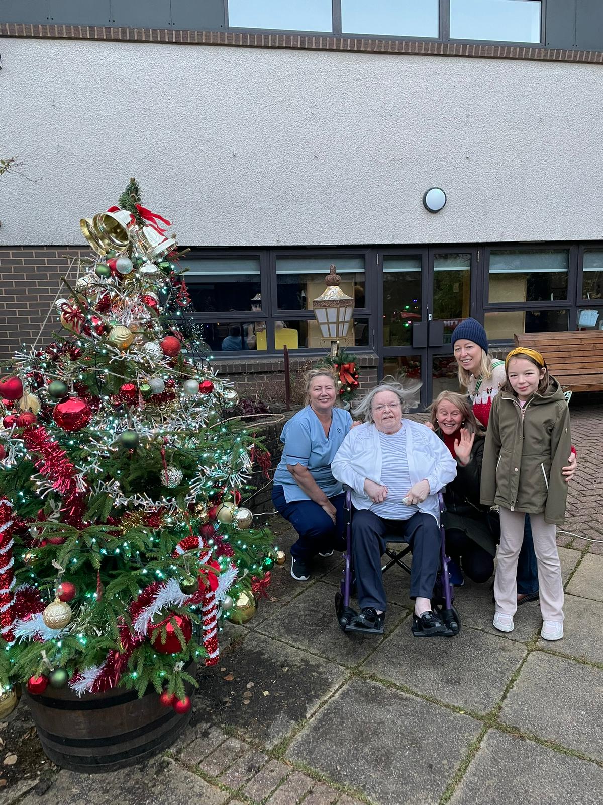 Christmas lights switch on for IRH Rainbow Garden