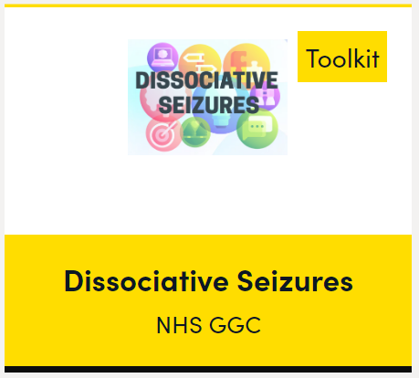 Title image for the Dissociative Seizures app, as it appears on the Right Decisions site